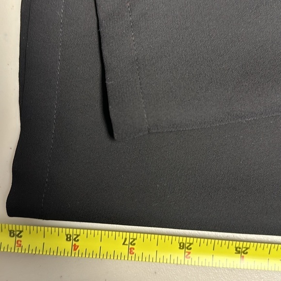 Adrianna Papell black formal silk halter top black wide leg formal pant 2 piece - Picture 8 of 13